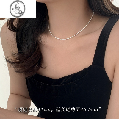 JiMiXIGN满天星项链女925银银轻奢小众设计2023新款高级感锁骨链
