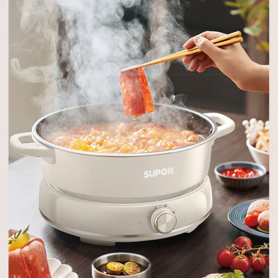 苏泊尔H30YKX56 电火锅电蒸锅电炖锅蒸锅电锅多功能锅电热锅煮锅蒸笼家电煮蛋器多用途锅蒸箱煮面锅辅食锅早餐机 6L