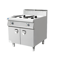 明档ED900系列电热双缸双筛炸炉连柜座800*900*850+120mm/24KW/380V