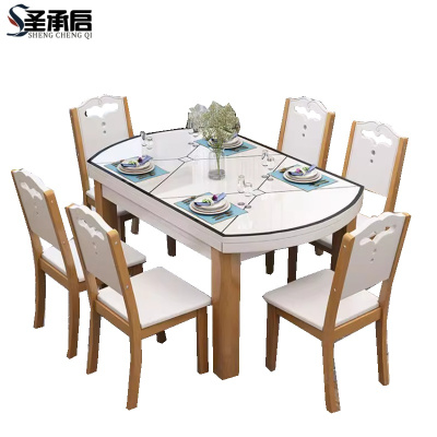 圣承启桌子8椅1.5m张