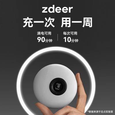 左点zdeer智能砭石电动刮痧板刮脸仪肩颈腿热敷按摩仪器