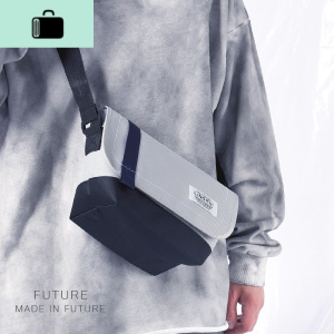 男包斜挎包潮原宿男潮牌学生小背包单肩包女休闲挎包街头潮流运动NEW LAKE男士单肩包