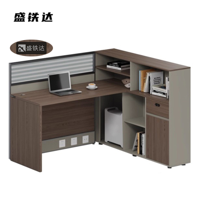 盛铁达 单人财务屏风办公桌1500*1400*1100mm STD-XXAC05 张