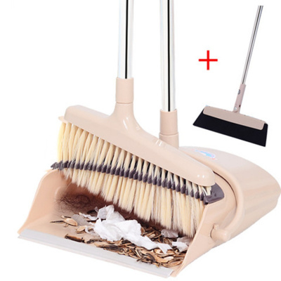 新款防风扫把簸箕组合套扫三件套刮刀扫笤帚魔术扫把扫头发