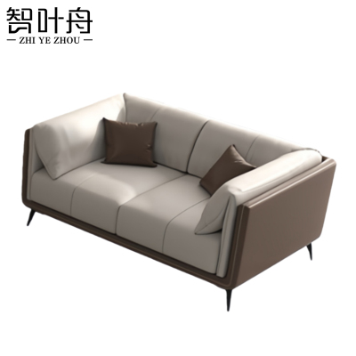 智叶舟商务沙发双人位150*85*74cm张
