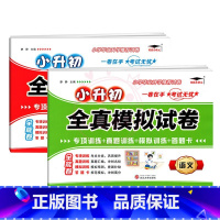 语文+数学 小学升初中 [正版]2023新版升级版小升初语文数学英语全真模拟试卷小学毕业升学名校招生真卷精选六年级小升初