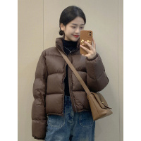 羽绒棉服女冬短款小个子棉衣外套今年流行韩版棉袄潮流宽松面包服