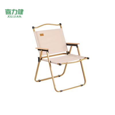 喜力健 户外便携折叠椅 JG卡其色-52*52.5*78CM 个