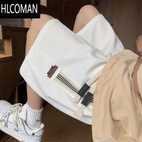 HLCOMAN美式短裤男夏季宽松休闲五分裤男士潮牌冰丝凉感户外运动裤子