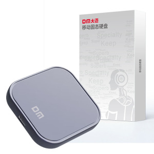 大迈(DM)GT510 512G Type-c 磁吸移动固态硬盘 (计价单位:个) 灰色
