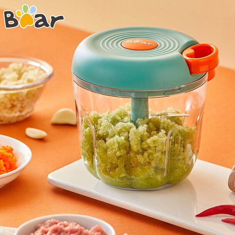 小熊伊万(BEAREWAN)捣蒜器打压蒜泥捣碎神器家用拉蒜器绞肉馅搅碎机器CX-D0005