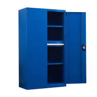 汉诺鑫威重型工具柜车间用加厚物件工具储物柜工厂铁皮柜汽修厂零件收纳柜蓝色四层一抽