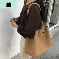 大包包2020新款韩版ins托特包复古手提百搭磨砂大包大容量子母包NEW LAKE女士单肩包