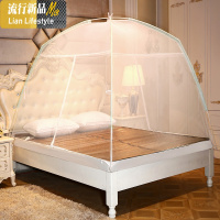 蚊帐蒙古包拉链有底1.5m床2018新款网红1.8米双人家用1.2学生宿舍 三维工匠