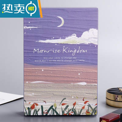 敬平北欧ins高清化妆镜收纳盒 桌面折叠宿舍公主台式梳妆学生便携镜子 月升白云便携式用镜