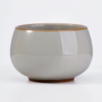 常生源 汝窑茶杯手绘开片原矿送礼功夫茶具单杯精致礼盒 臻致主人杯