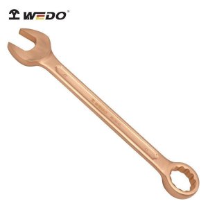 维度(WEDO)BE135-65 防爆呆梅两用扳手 铍青铜 65mm 双头开口梅花扳手 无火花工具 定制