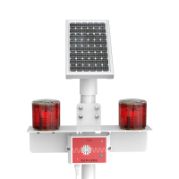 傲芒 AM-BZD-10 LED 太阳能声光警示灯 (计价单位:盏) 红色