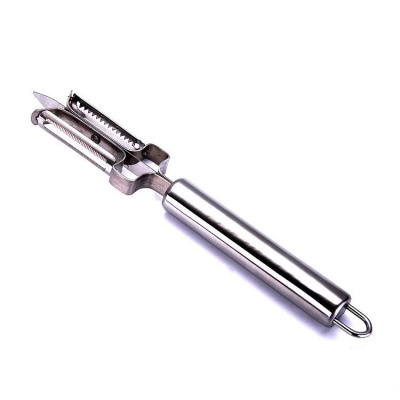 多功能削皮器三合一不锈钢削皮刀双面水果刨丝器刨子剥 敬平 三合一削皮器()