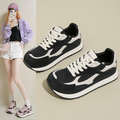 秋季新款韩版透气阿甘鞋女ins学生休闲鞋女德训跑步女鞋