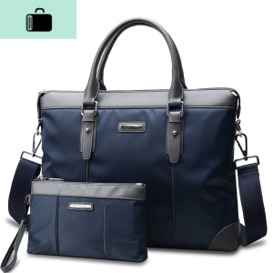 男士公文包商务手提包男帆布工作公务包多功能男包单肩斜挎电脑包NEW LAKE