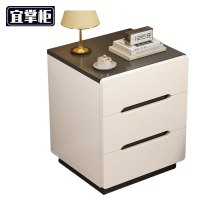 宜掌柜 床头柜 三抽 个