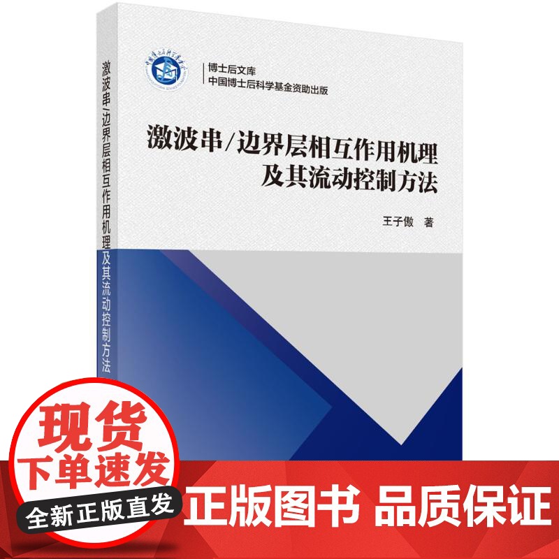 激波串/边界层相互作用机理及其流动控制方法 王子傲 著 科学出版社 自然科学 自然科学总论