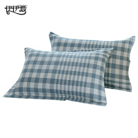 伊伊爱 原棉老粗布田园风印花系列枕套