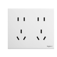 罗格朗/LEGRAND 明装薄款插座 明智Plus系列10A10孔插座 个