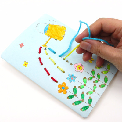 园儿童小学生送老师感谢涂色立体小卡片信封创意自制小鸡啄米礼物玩具