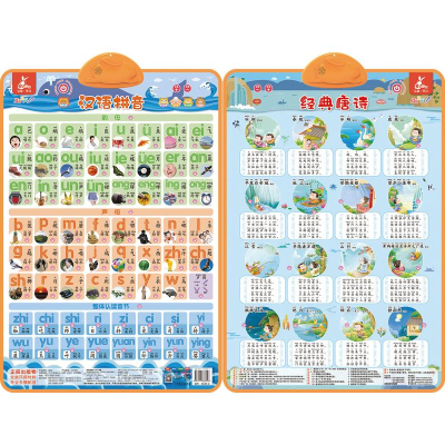 [M]瑞莉兔双面发声大挂图 汉语拼音-9787111666943