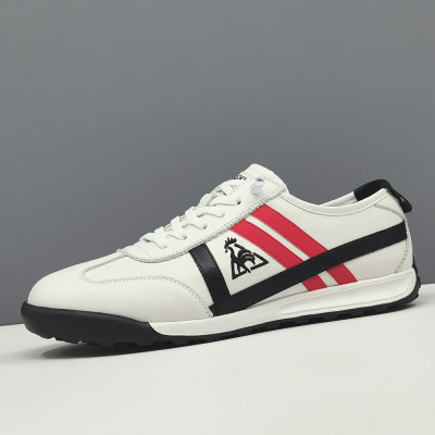 真皮板鞋男款潮流百搭鞋子欧洲站男鞋男士轻奢一脚蹬懒人鞋休闲鞋