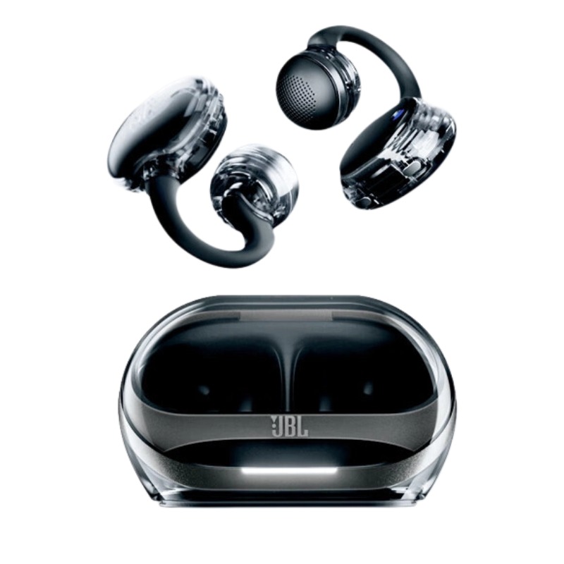 JBL Soundgear Clips开放式真无线耳机,深空黑
