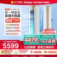 海尔(Haier)空调柜机静悦3匹p变频冷暖新一级智能客厅大风口节能省电KFR-72LW/28KCA81U1