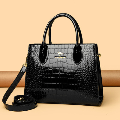 包包女包新款斜挎包单肩包漆皮亮面女士手提包女欧美