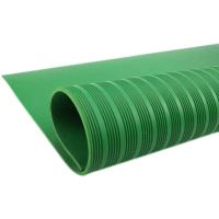 中锦科技 防滑绝缘垫 绿色条纹10mm×1m×5m 卷