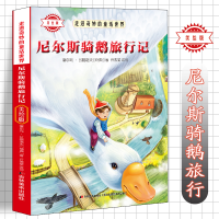 正版新书]尼尔斯骑鹅旅行记[美绘版]少年读经典赏文阅集7-9-10