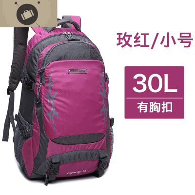 旅游双肩包旅行包女大容量休闲旅行背包男轻便运动防水户外登山包艾狄伊娃