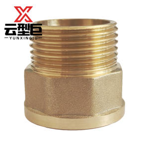 云型巨 铜内外丝直接 铜管件黄铜管件 DN20 个