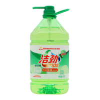 洁劲100大桶洗洁精商用餐饮厨房去油 5kg*1桶按压泵头式