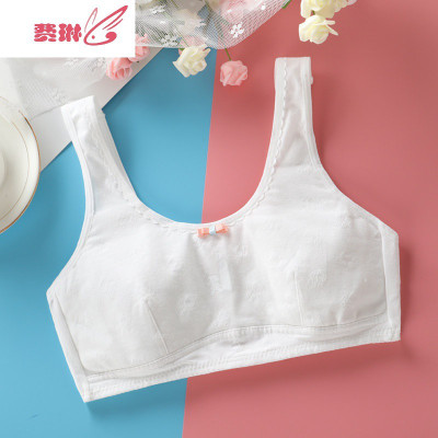 少女文胸发育期小背心棉9-12-14-15岁女孩大童初中高中小学生内衣费琳