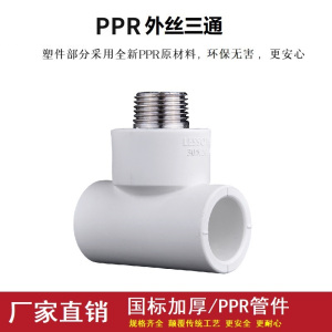 盛京联硕 PPR外螺纹三通PPR40 ×1.2寸 个