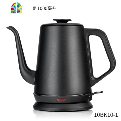 电热烧水壶泡茶煮水壶自动断电大容量不锈钢家用细口手冲壶 FENGHOU 新款哑光黑