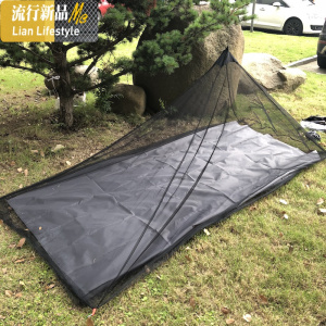 户外旅行蚊帐迷你便携式简易蚊帐酒店吊顶折叠式单双人野外 三维工匠