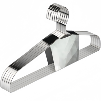 依韵珂不锈钢衣架42cm10个组