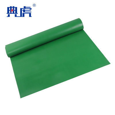 典虎 绝缘橡胶垫 绿色平面5mm 米