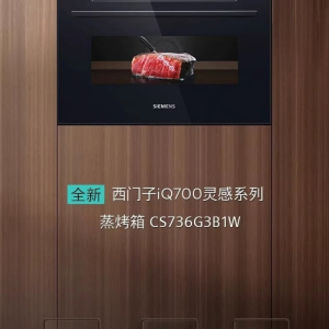 西门子CSG736G3B1W德国原装进口蒸汽烤箱紧凑型蒸饭柜