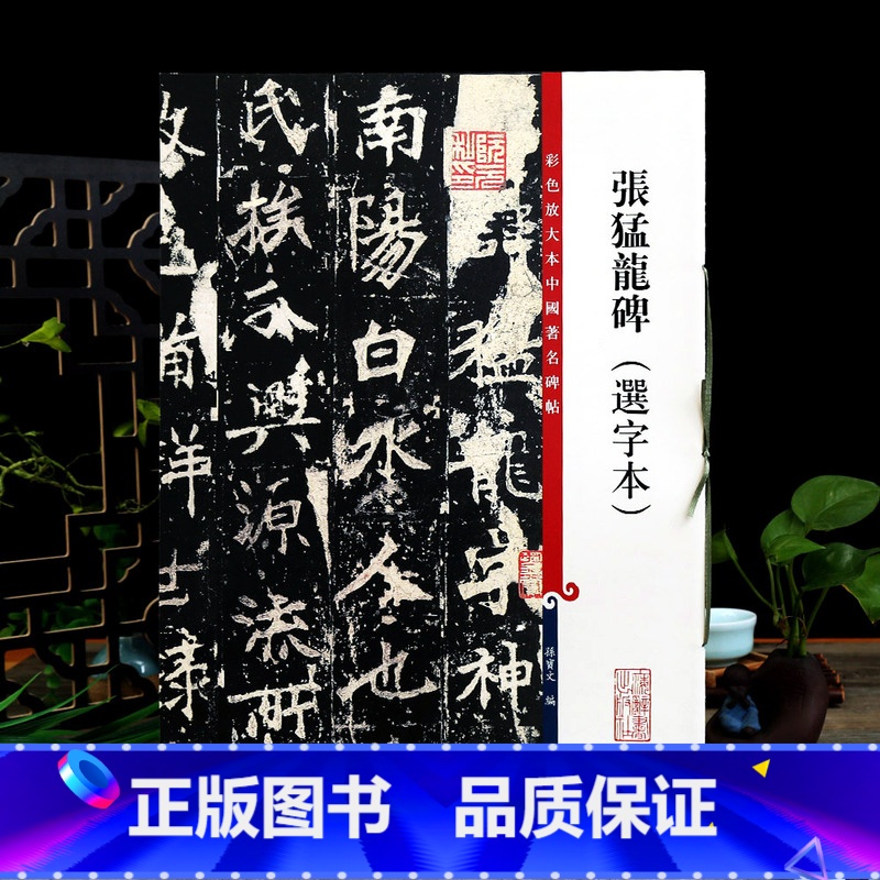 [正版]张猛龙碑(选字本)彩色放大本中国著名碑帖繁体旁注孙宝文北魏楷书毛笔字帖书法临摹古帖拓本籍 上海辞书出版社学海轩