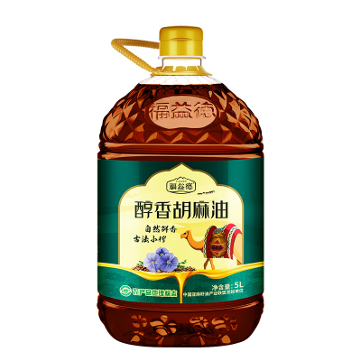 福益德醇香胡麻油5L