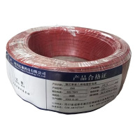 廷穗(TINGSUI)铜芯聚氯乙烯绝缘软电缆BVR-1*1.5红色450/750V 卷